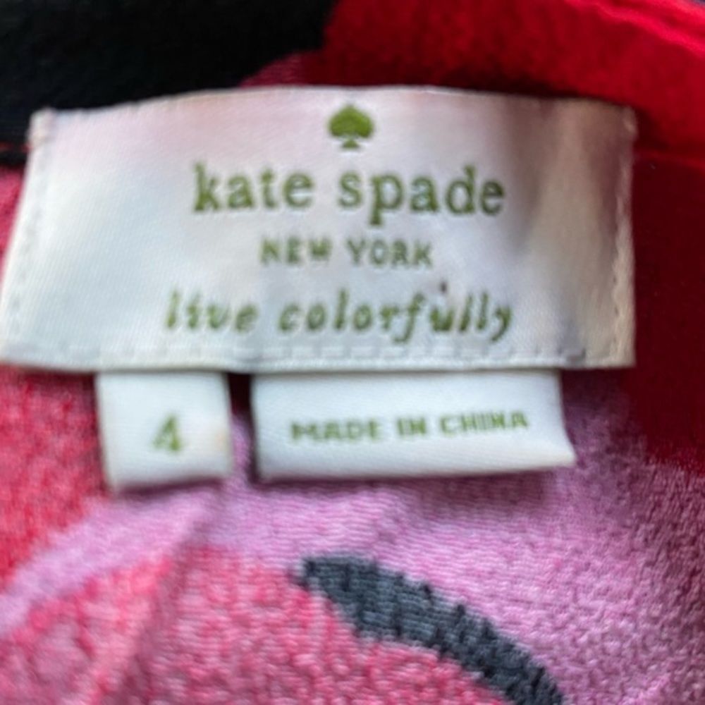 🌟 Kate Spade Deco Rose Peplum Sz S - Picture 3 of 8